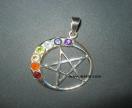 Chakra Moon & Star Pendant